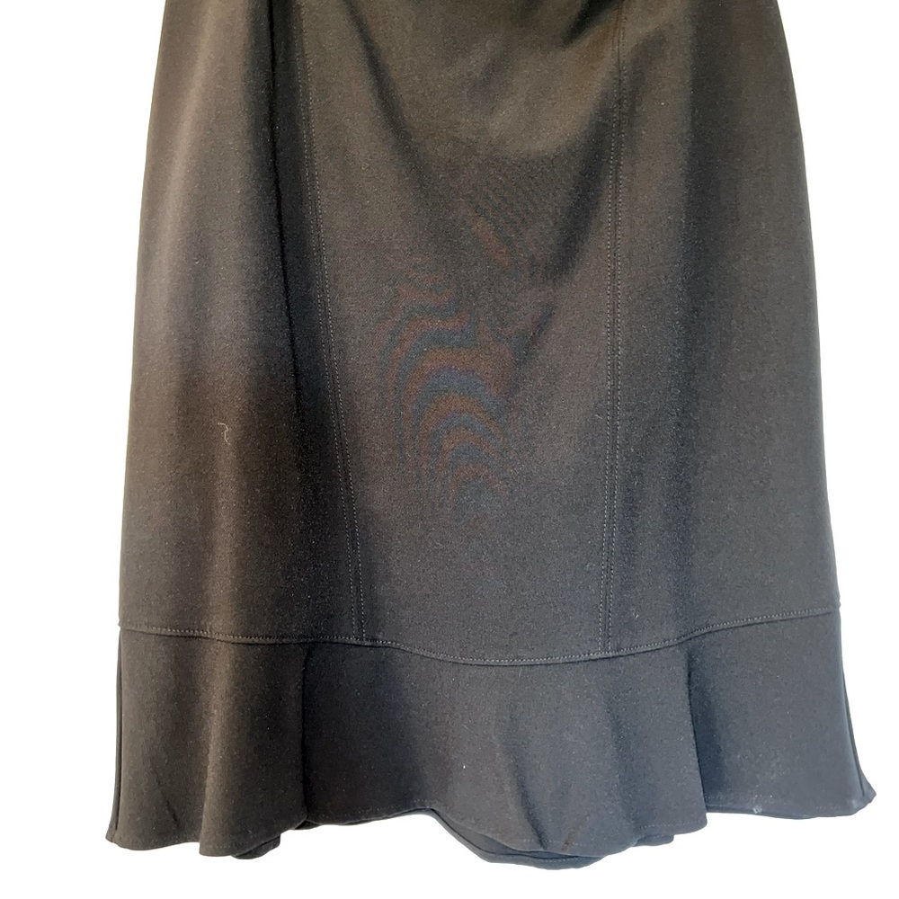 Black Peplum Skirt